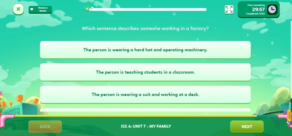 Luyện tập thì hiện tại tiếp diễn trên FLYER