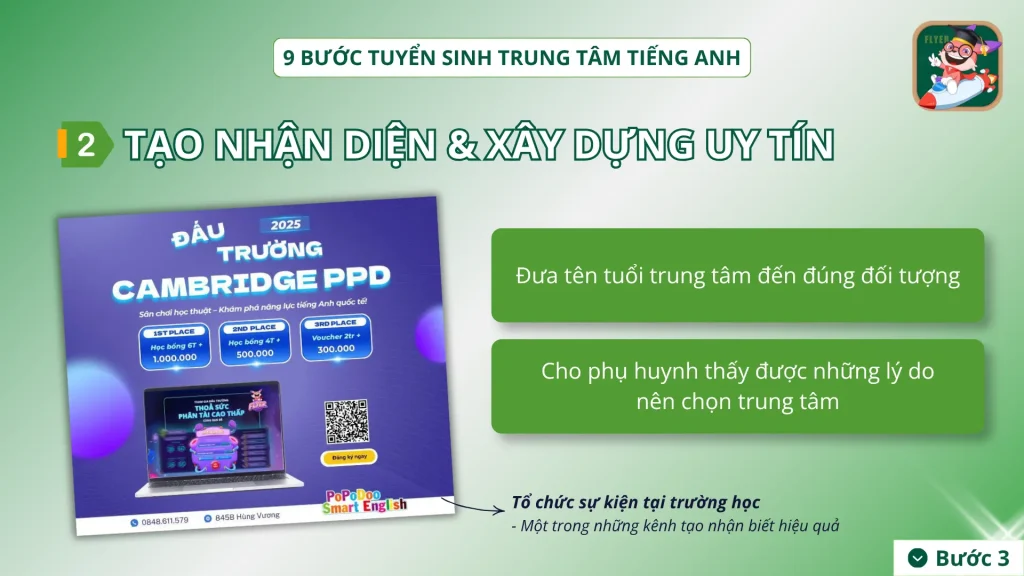 Bước 2 tuyển sinh trung tâm 