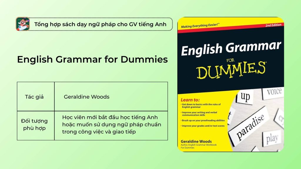 Tải miễn phí English Grammar for Dummies