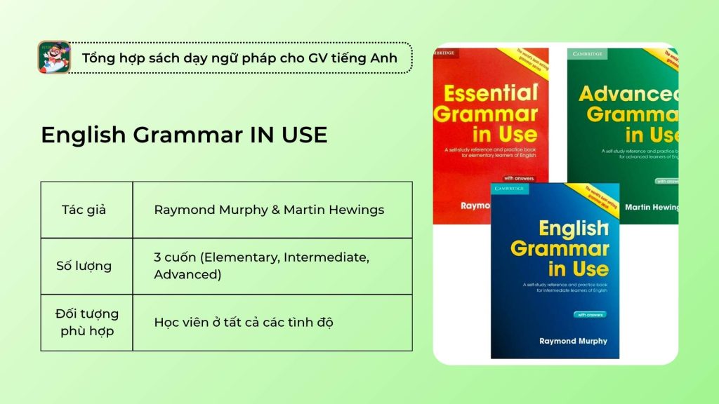 Sách dạy ngữ pháp hay English grammar in use