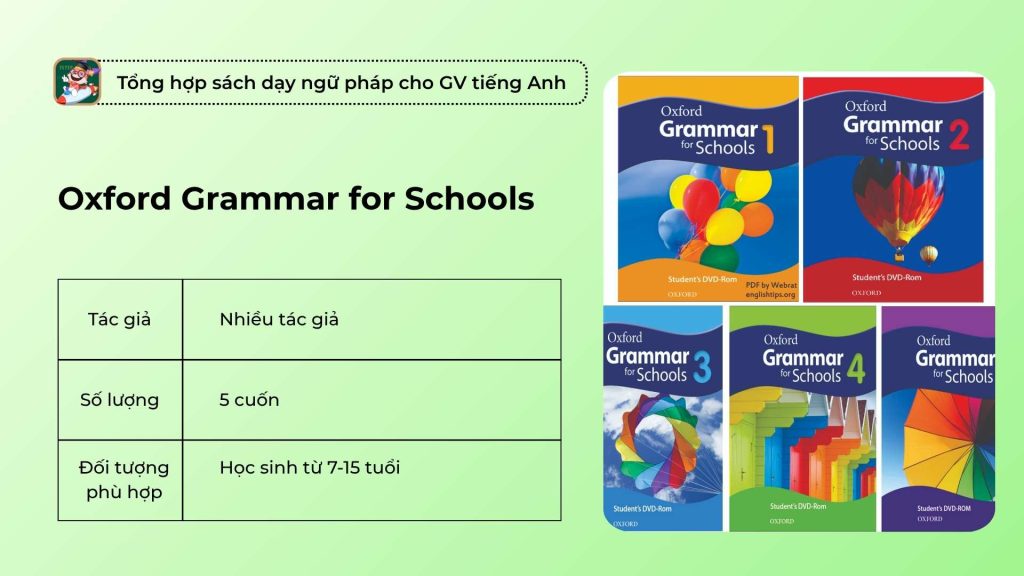 Sách dạy ngữ pháp hay Oxford Grammar for Schools