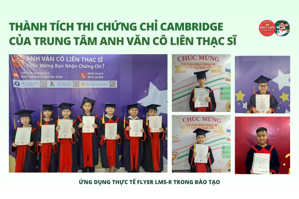 Anh văn cô Liên hợp tác FLYER