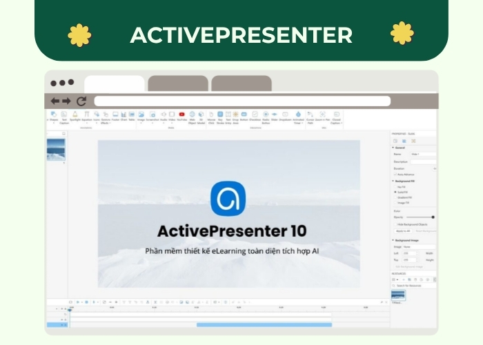 phần mềm soạn bài giảng active presenter