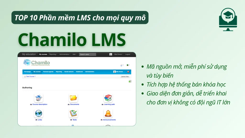 Phần mềm LMS Chamilo LMS
