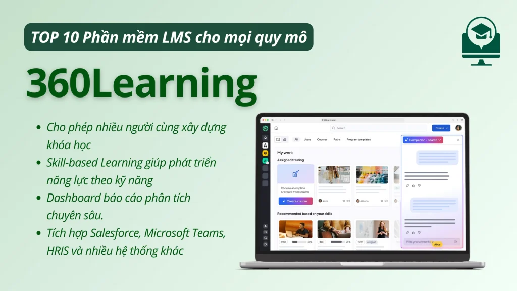 Phần mềm LMS 360Learning