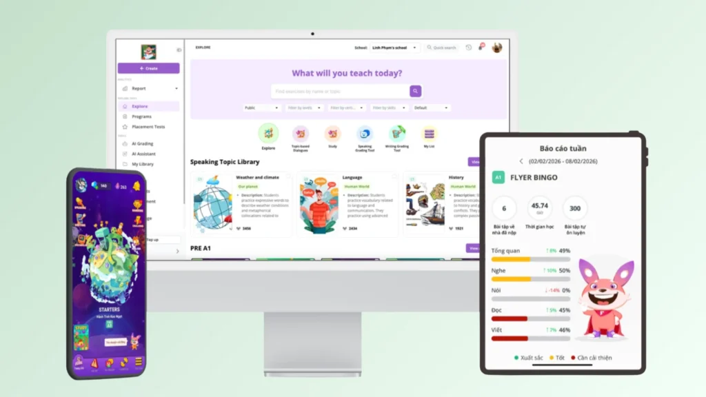 LMS quản lý toàn bộ trên 1 nền tảng