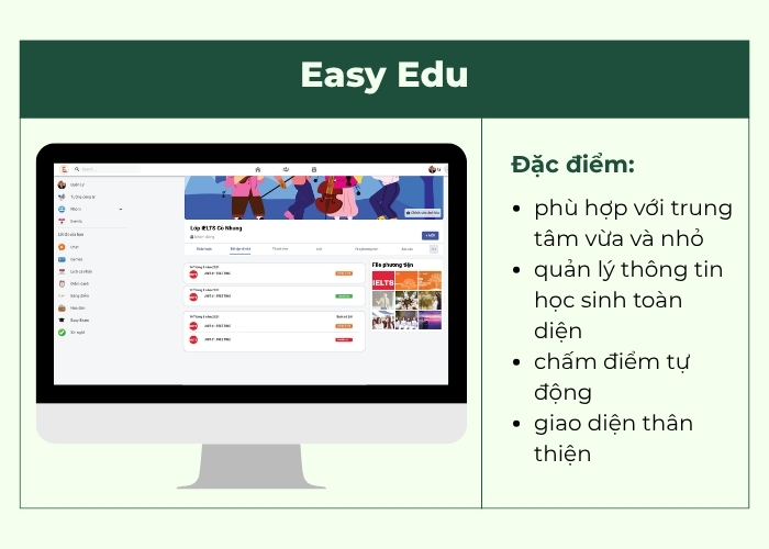 phần mềm kiểm tra đánh giá học sinh easy edu