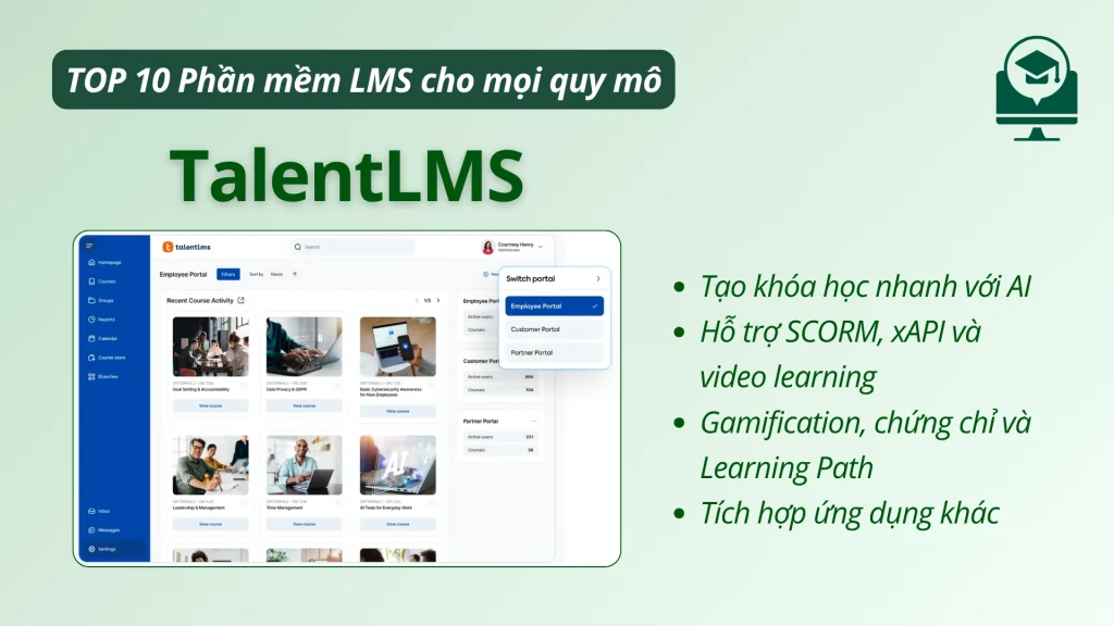Hệ thống LMS TalentLMS