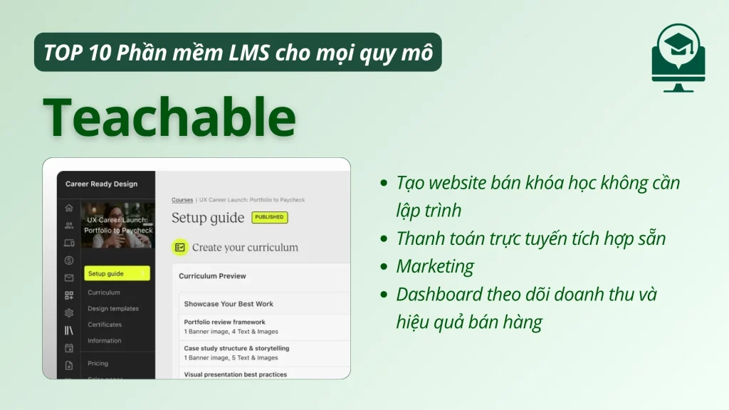 Hệ thống quản lý học tập Teachable
