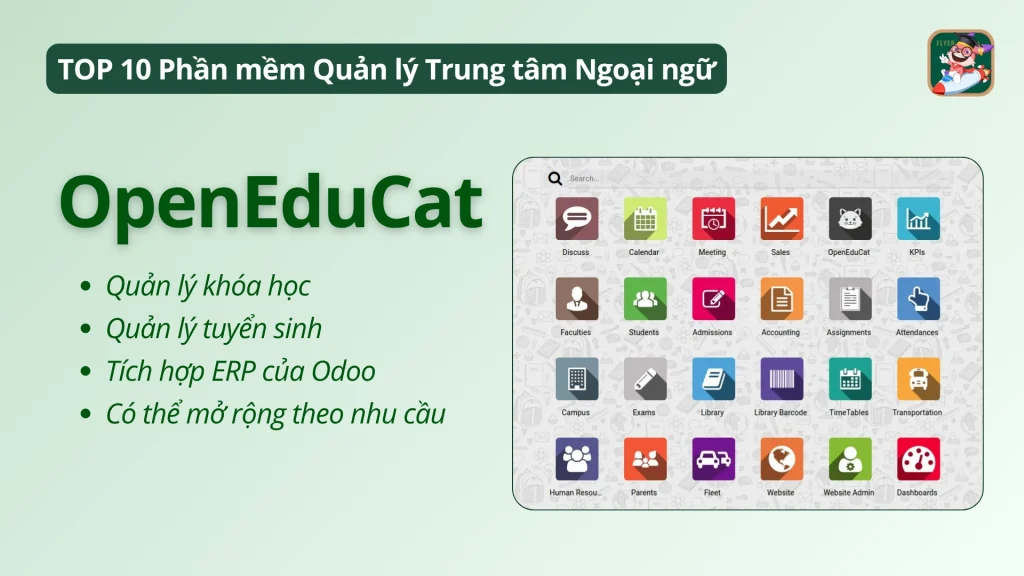 Phần mềm LMS OpenEduCat