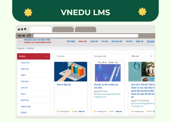 phần mềm soạn giáo án vnedu lms