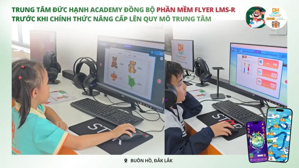 Ngoại ngữ Đức Hạnh hợp tác FLYER LMS-R 