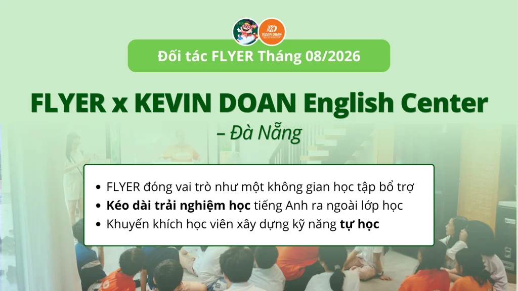 Đối tác FLYER: Kevin Đoàn English Center