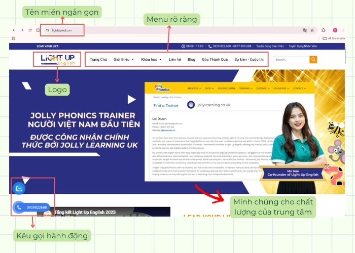 marketing cho trung tâm tiếng anh