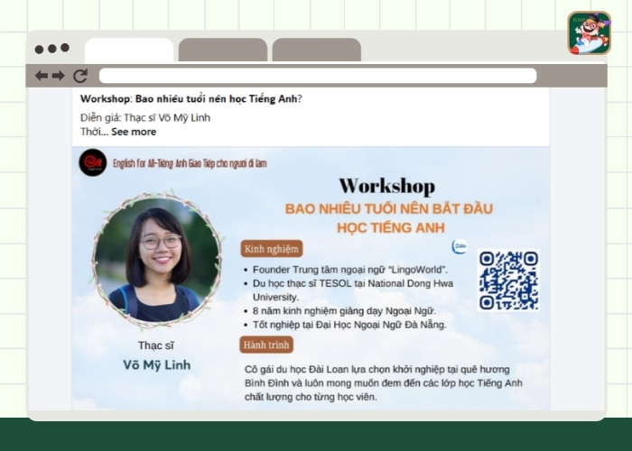 marketing cho trung tâm tiếng anh