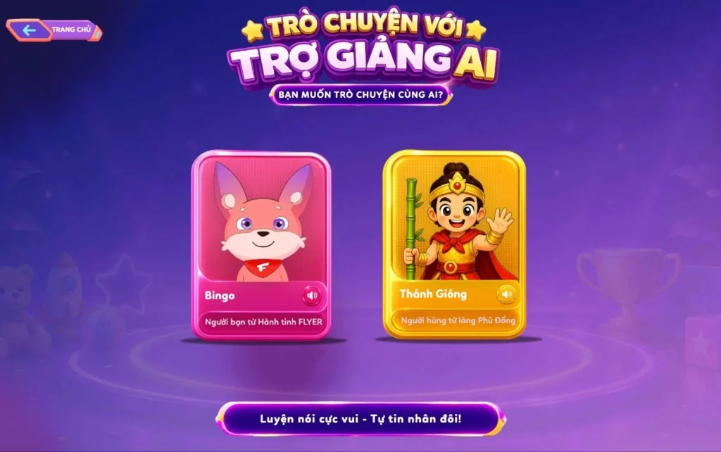 Speaking cùng AI FLYER