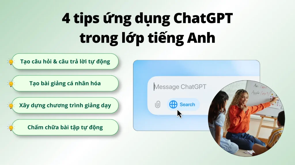 Tips ứng dụng ChatGPT trong lớp học