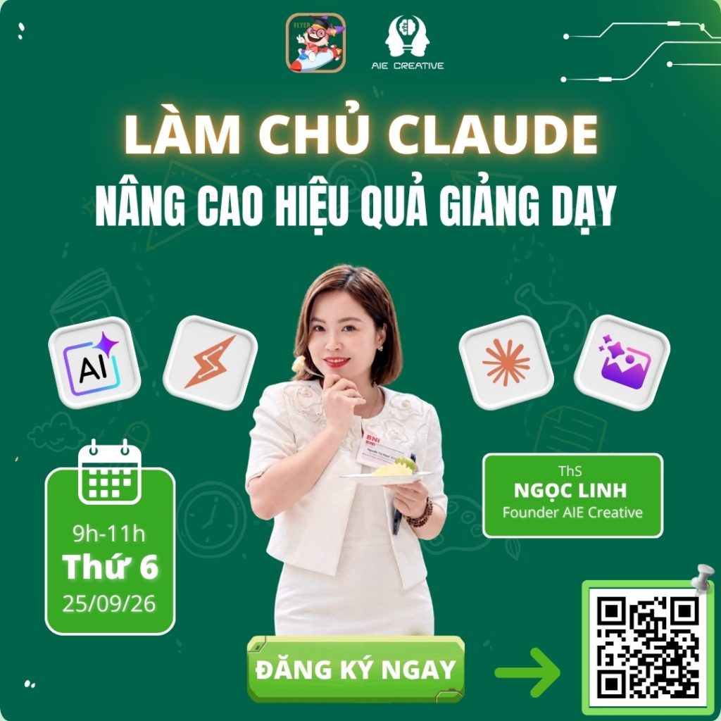 Webinar Làm chủ Claude - Nâng cao hiệu quả giảng dạy